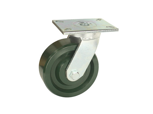 8寸超重型万向铸钢轮