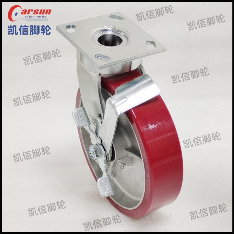 重型脚轮,抗冲击脚轮,铝芯聚氨酯脚轮,PU轮,万向轮,定向脚轮,凯信脚轮,脚轮厂