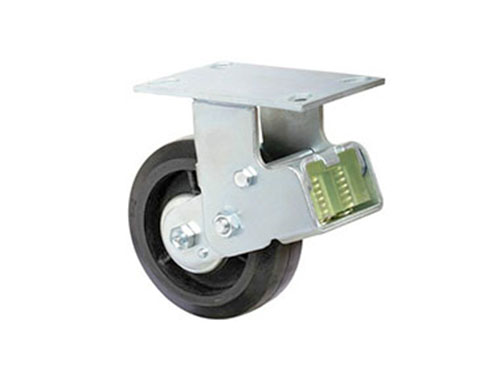 铁芯橡胶减震脚轮定向...