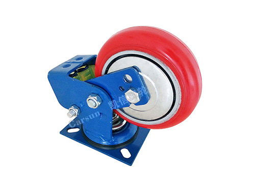 铁芯聚氨酯减震脚轮