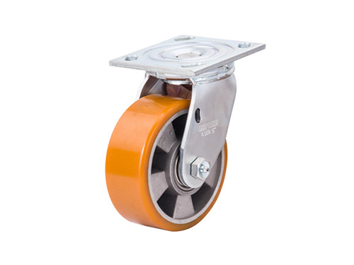 5寸重型铝芯聚氨酯万...