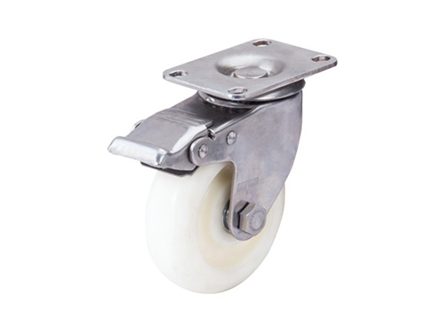 中型4寸万向尼龙脚轮...