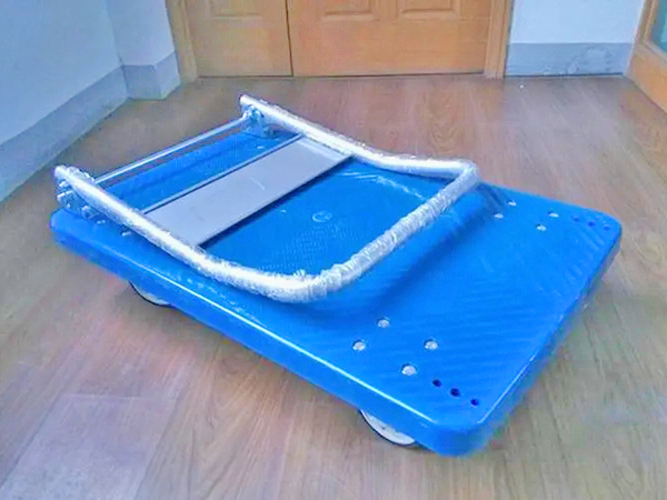 TPR静音脚轮手推车...