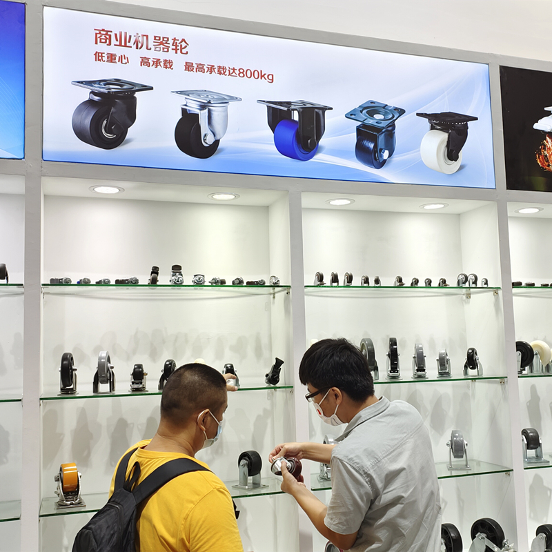 东莞凯信脚轮生产厂家2022广交会物流装备展现场