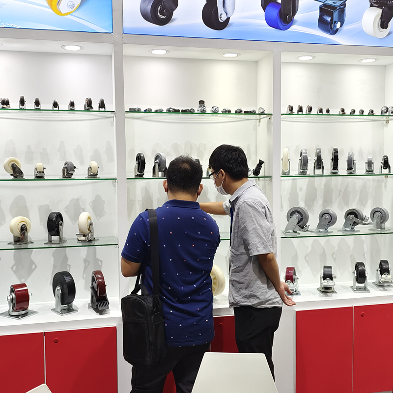 东莞凯信脚轮生产厂家2022广交会物流装备展现场