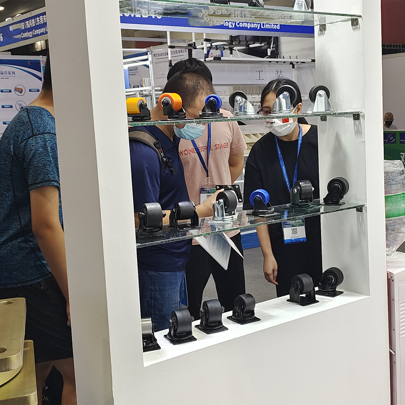 东莞凯信脚轮生产厂家2022广交会物流装备展现场