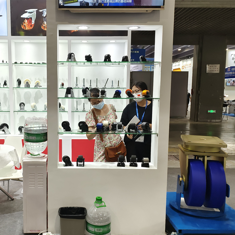 东莞凯信脚轮生产厂家2022广交会物流装备展现场