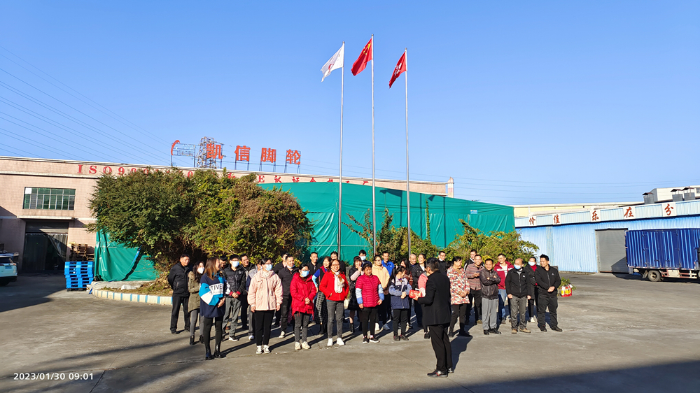 东莞凯信脚轮厂家2023开工大吉