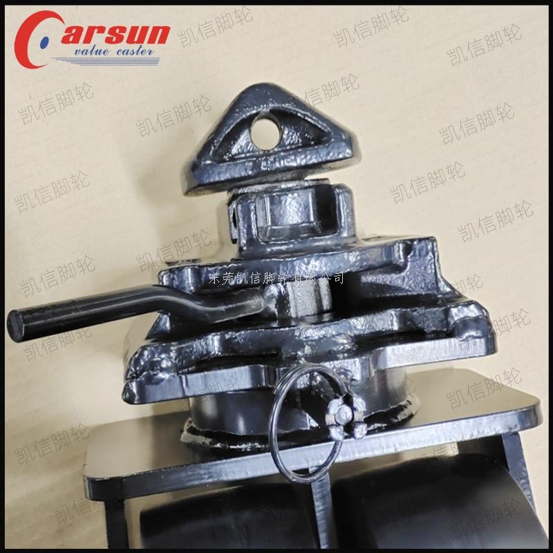 超重型集装箱脚轮8寸双轮锻钢轮集装箱脚轮