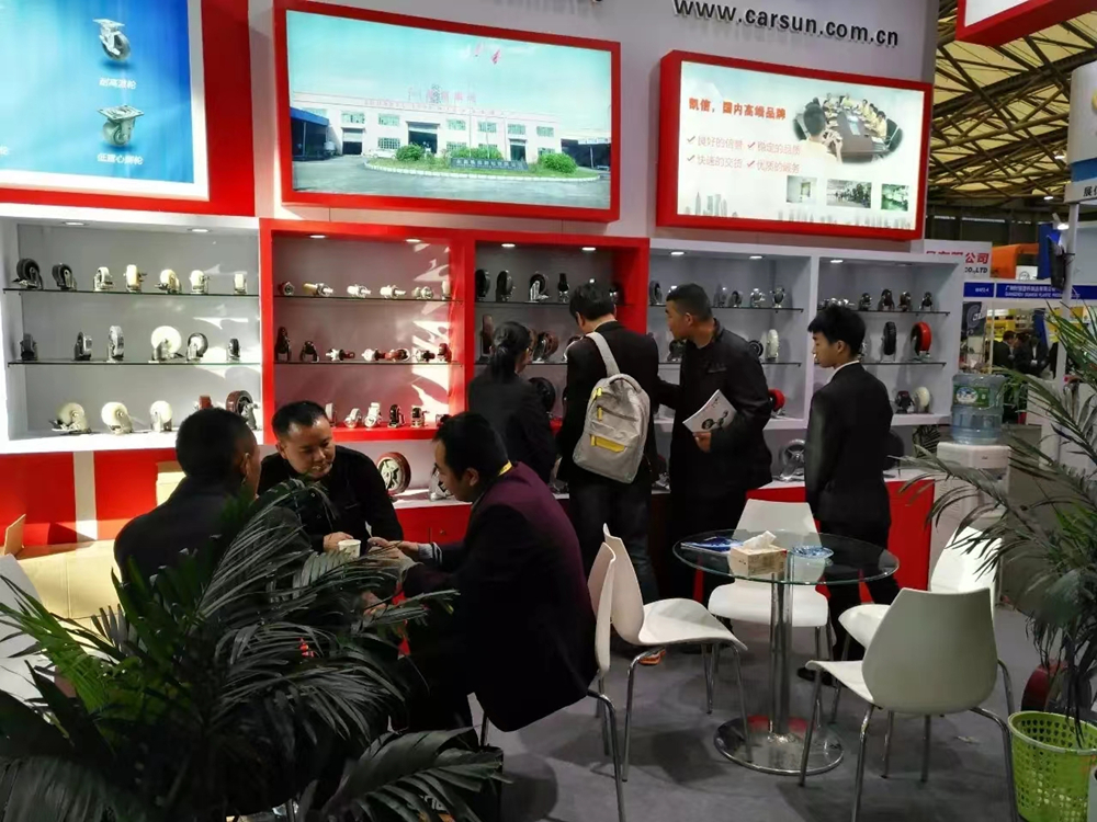 2016亚洲国际物流技术与运输系统展览会-东莞凯信脚轮厂家展会现场