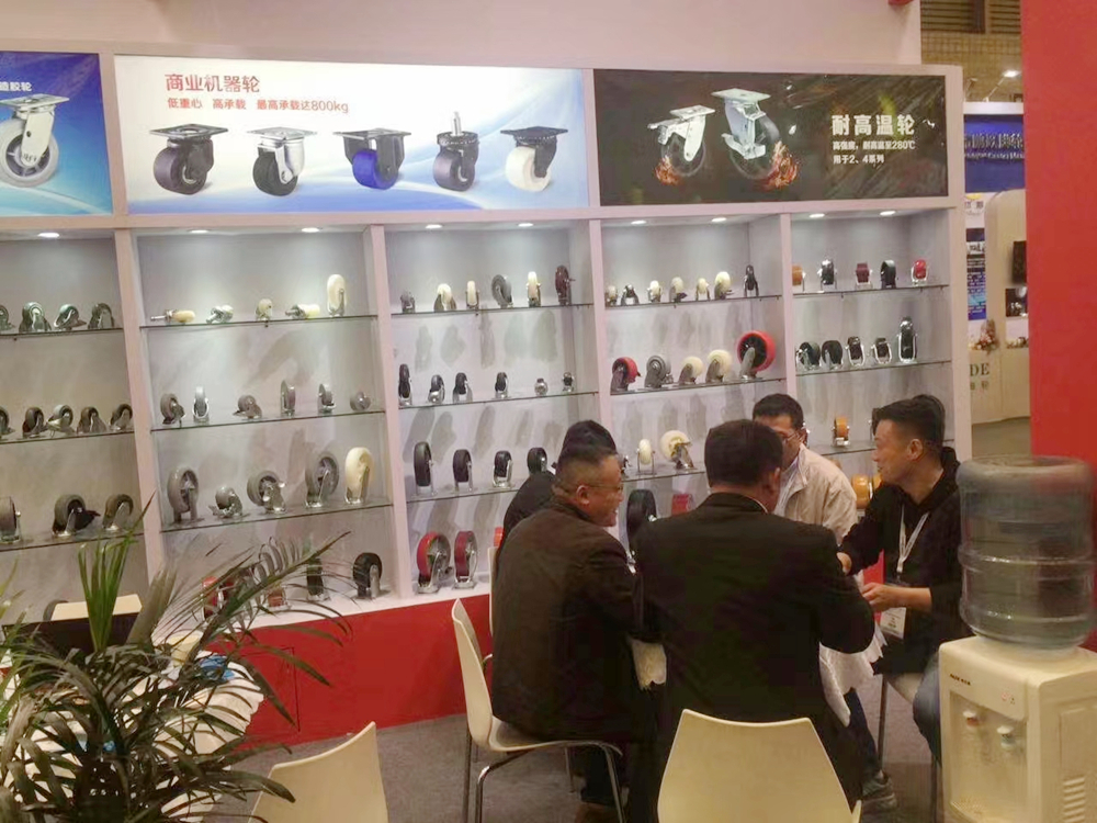 2017亚洲国际物流技术与运输系统展览会东莞凯信脚轮厂家展会现场