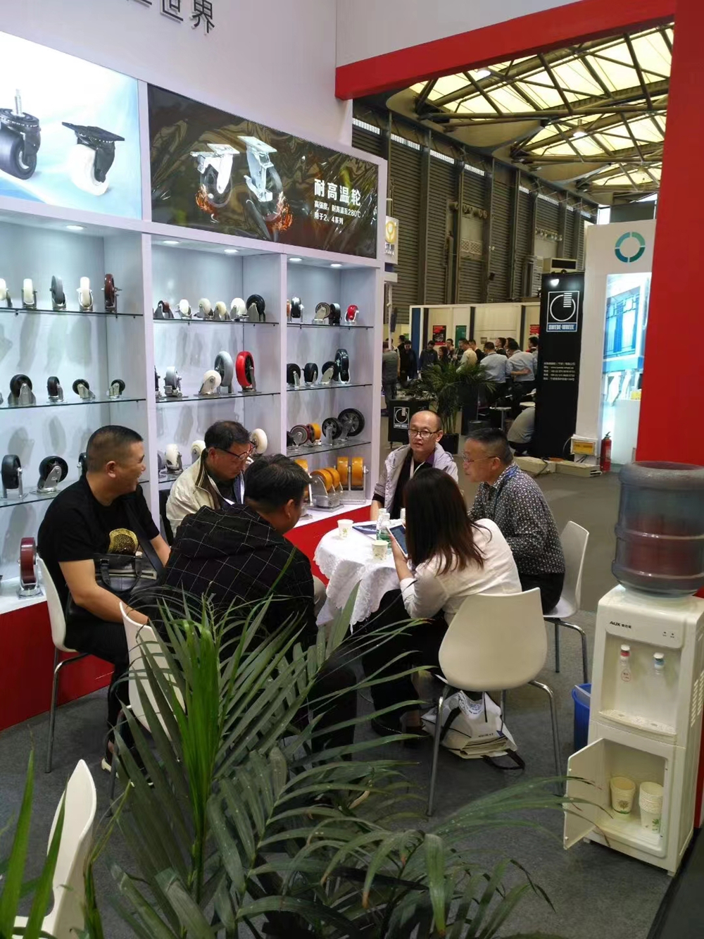 2017亚洲国际物流技术与运输系统展览会东莞凯信脚轮厂家展会现场