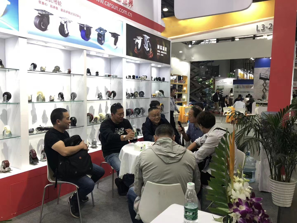 2019亚洲国际物流技术与运输系统展览会东莞凯信脚轮有限公司展会现场