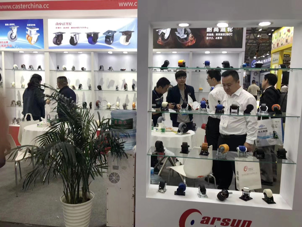 2019亚洲国际物流技术与运输系统展览会东莞凯信脚轮有限公司展会现场