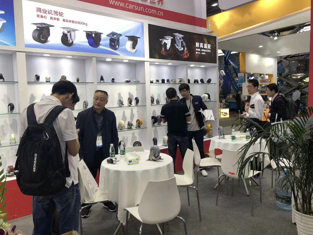 2019亚洲国际物流技术与运输系统展览会东莞凯信脚轮有限公司展会现场