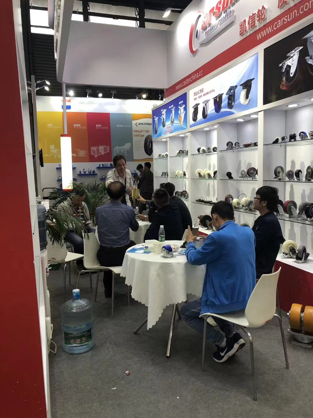 2019亚洲国际物流技术与运输系统展览会东莞凯信脚轮有限公司展会现场