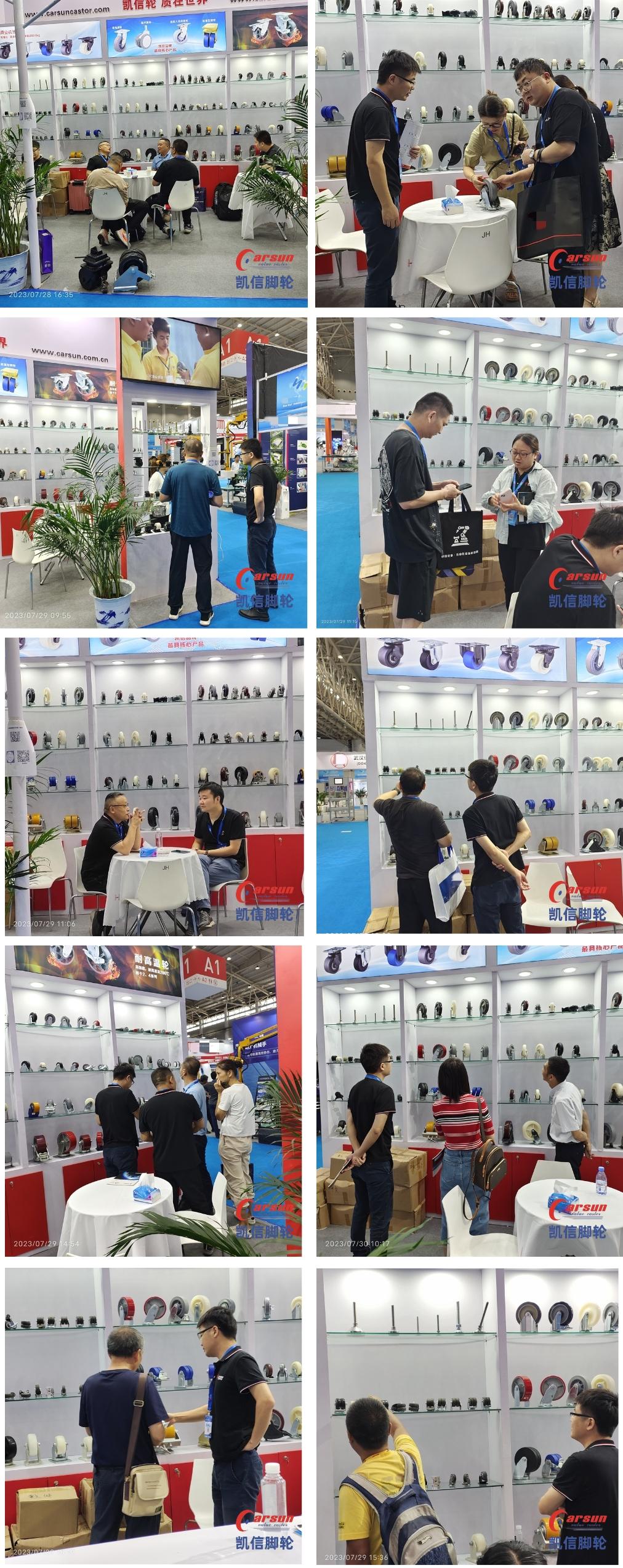 凯信脚轮亮相2023世界汽车制造技术暨智能装备工业自动化博览会