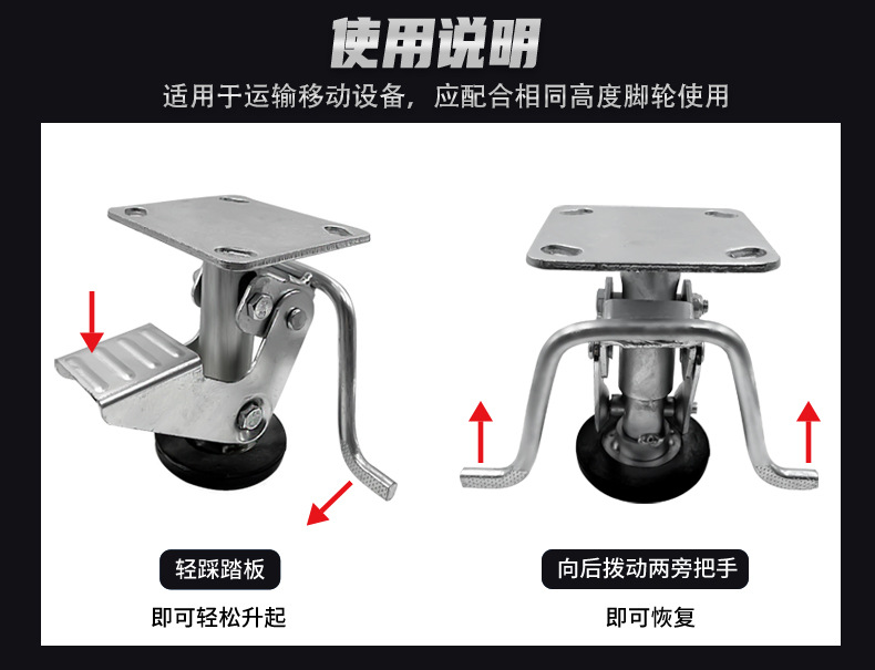 美式支撑架,地刹器,顶高器,凯信脚轮carsun