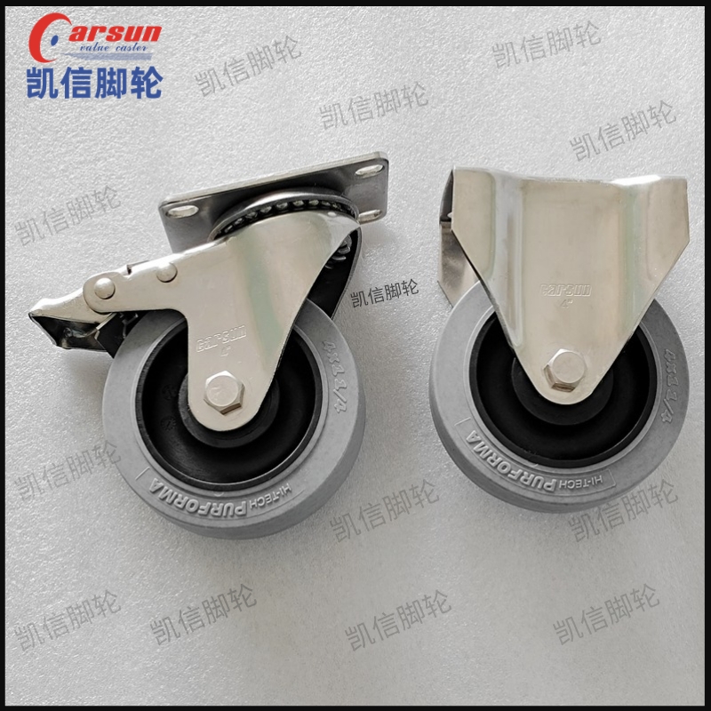 导电脚轮,不锈钢脚轮,不锈钢导电脚轮,脚轮,万向轮,定向脚轮,凯信脚轮
