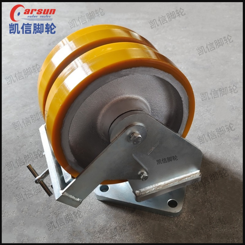 超重型脚轮,万向轮,铁芯聚氨酯脚轮,双轮脚轮,12寸脚轮,凯信脚轮,脚轮厂家
