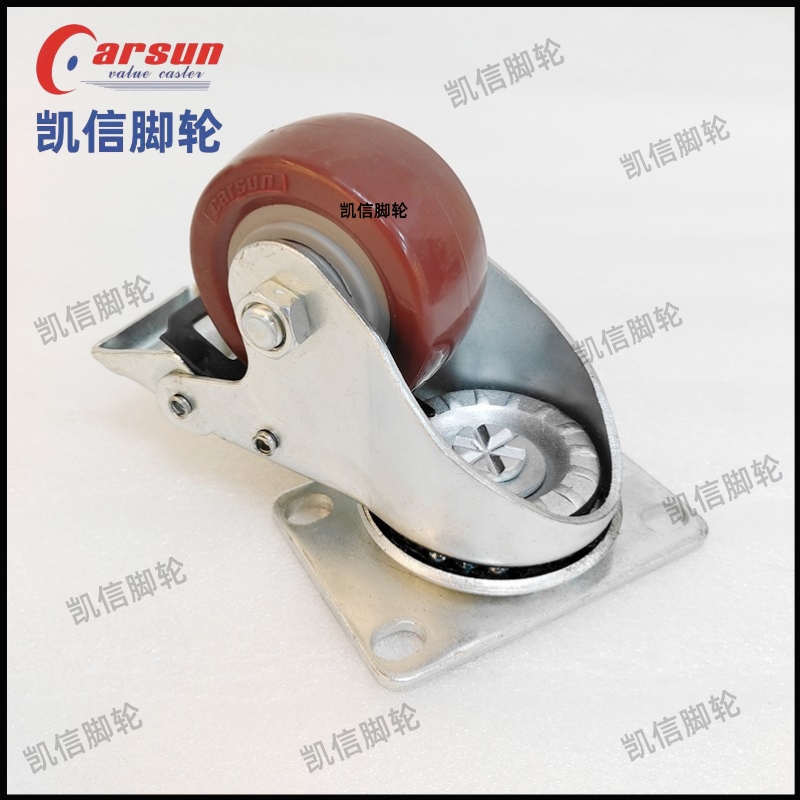 凯信脚轮,万向轮,脚轮,聚氨脚轮,PU脚轮,中型脚轮