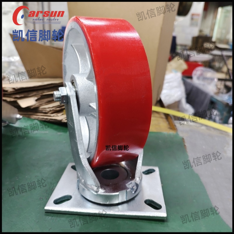 超重型脚轮,铁芯PU脚轮,万向轮,10寸脚轮,脚轮厂家,凯信脚轮