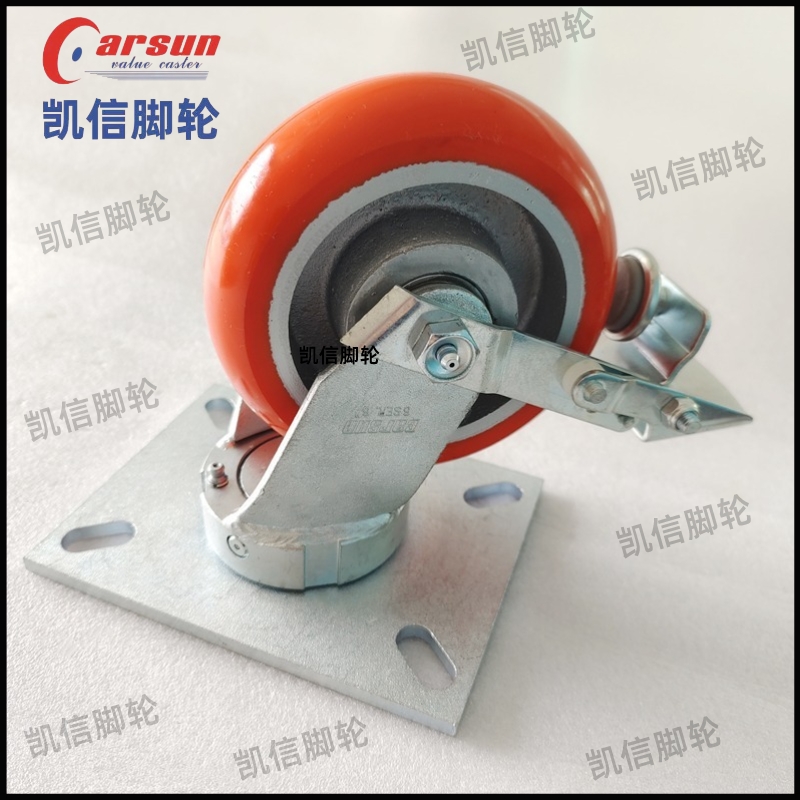 超重型脚轮,铁芯PU脚轮,万向轮,脚轮厂家,凯信脚轮