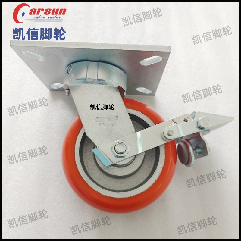 超重型脚轮,铁芯PU脚轮,万向轮,脚轮厂家,凯信脚轮