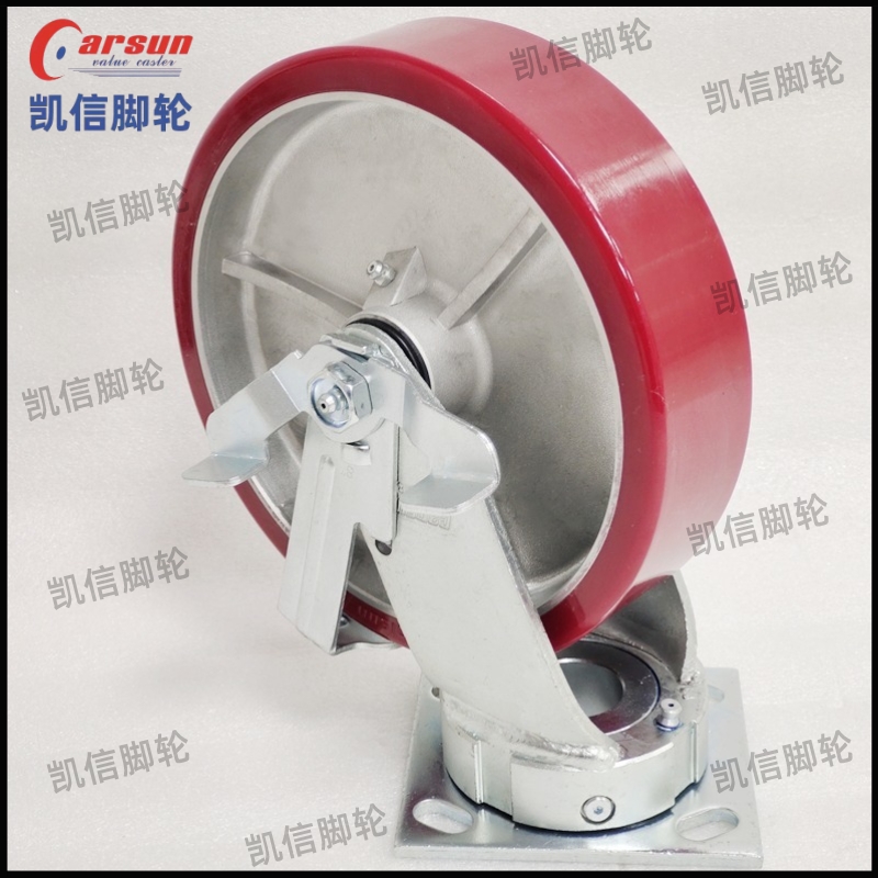 重型脚轮,抗冲击脚轮,铝芯聚氨酯脚轮,PU轮,万向轮,定向脚轮,凯信脚轮,脚轮厂
