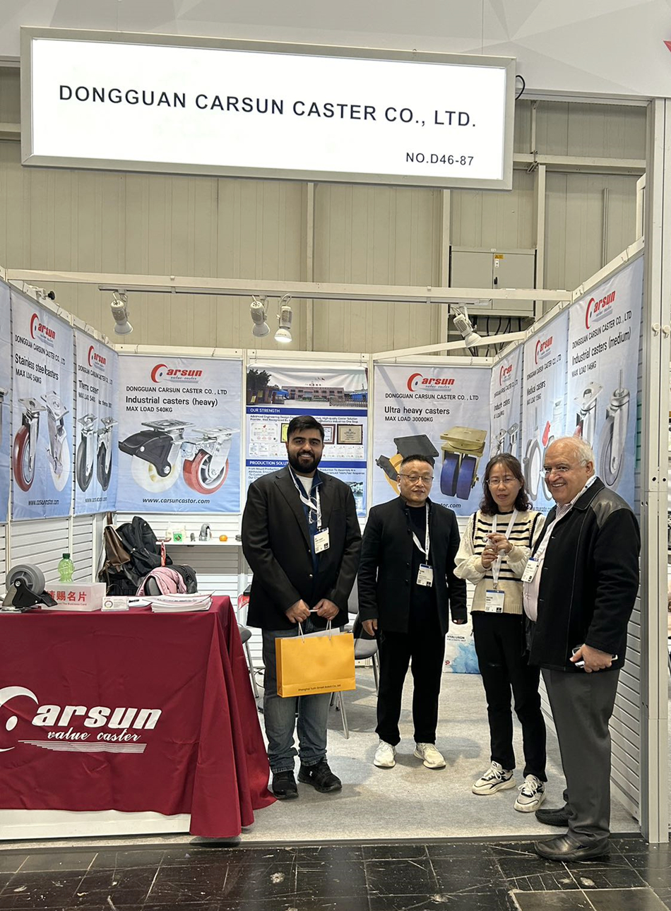 2024年德国汉诺威工业博览会东莞凯信脚轮源头实力生产厂家展位现场分享