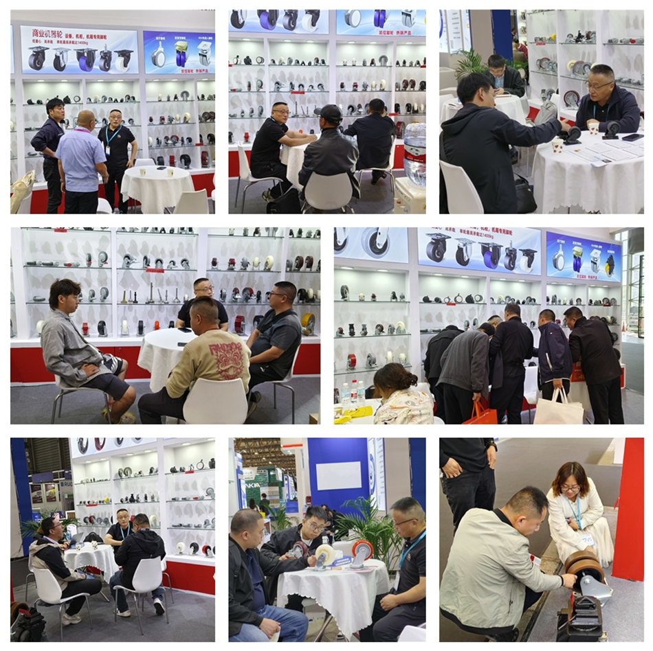 凯信脚轮,展会,物流展,广交会,脚轮厂家,上海展会,展会现场,汉诺威工业展