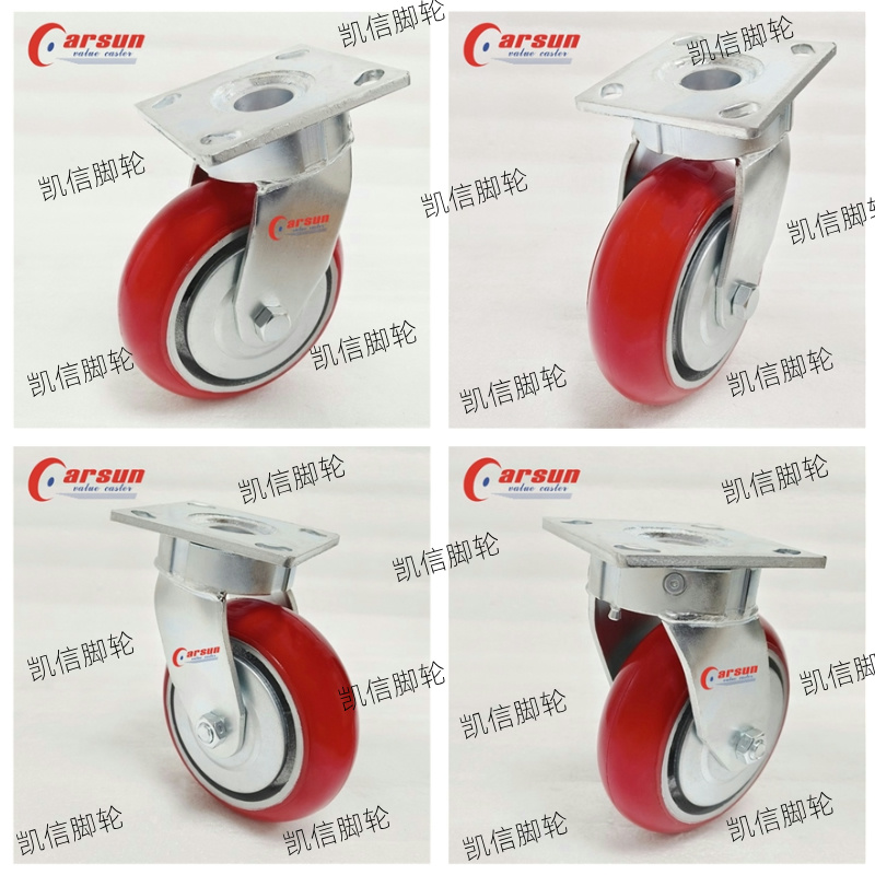 重型脚轮,脚轮,万向轮,PU轮,聚氨酯脚轮,固定脚轮,脚轮厂家,凯信脚轮,抗冲击脚轮