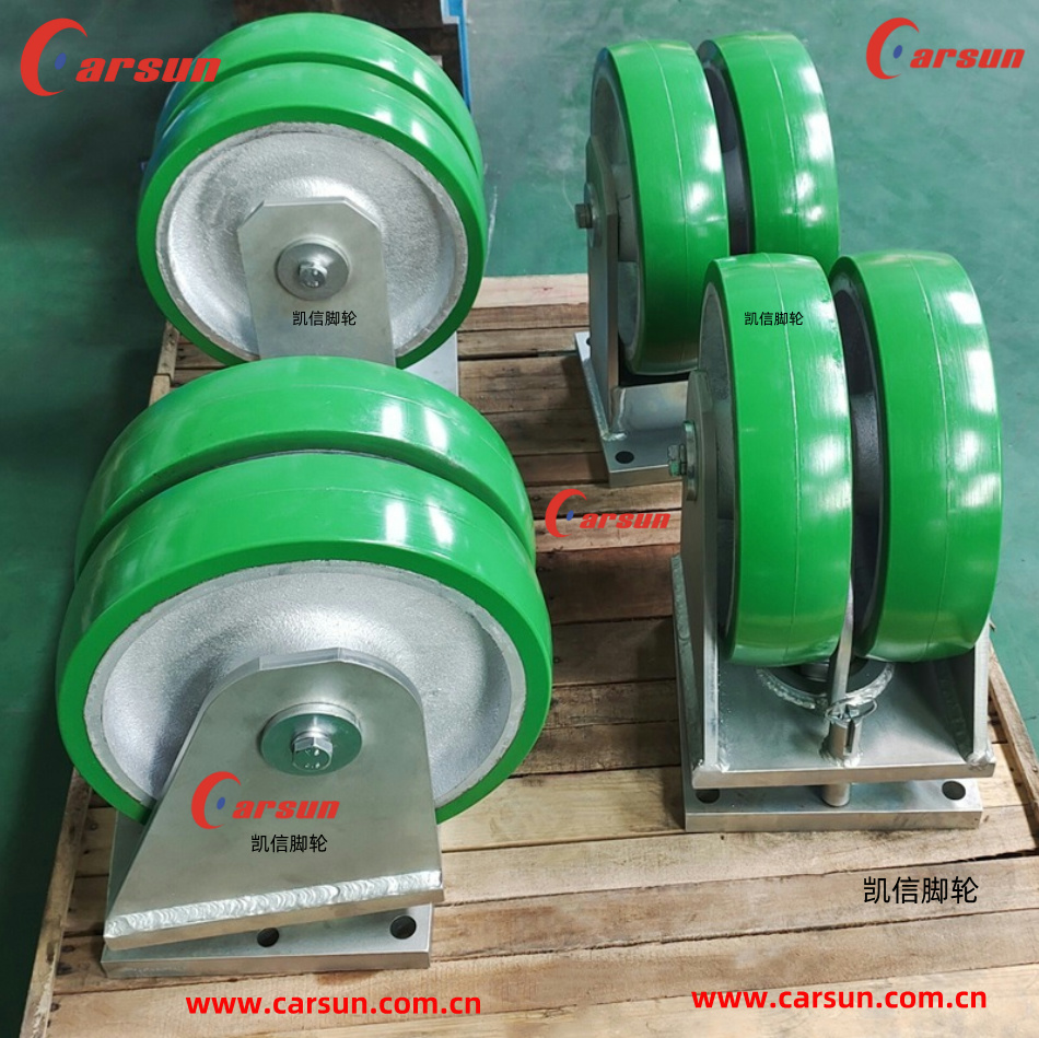 超重型脚轮,工业脚轮,16寸铁芯聚氨酯轮,双轮脚轮,万向轮,凯信脚轮,脚轮厂家,