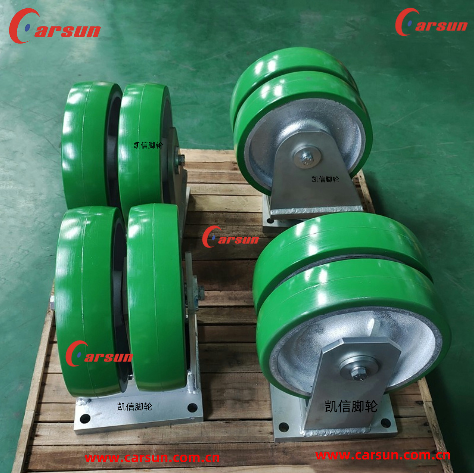 超重型脚轮,工业脚轮,16寸铁芯聚氨酯轮,双轮脚轮,万向轮,凯信脚轮,脚轮厂家,