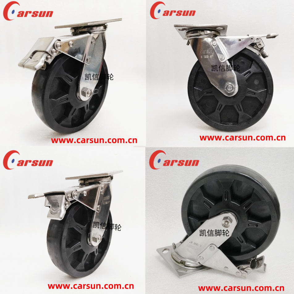 重型脚轮,脚轮,万向轮,尼龙轮,不锈钢脚轮,定向脚轮,脚轮厂家,凯信脚轮,8寸脚轮
