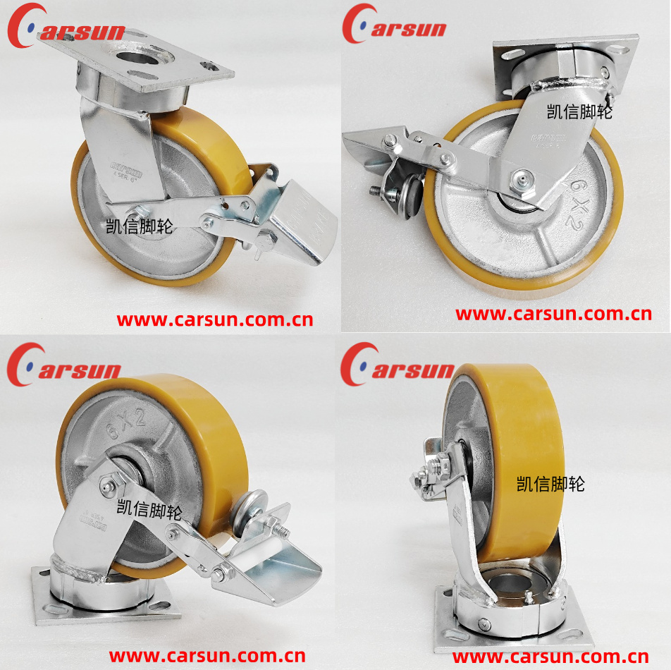 重型脚轮,脚轮,万向轮,PU轮,聚氨酯脚轮,定向脚轮,脚轮厂家,凯信脚轮,抗冲击脚轮